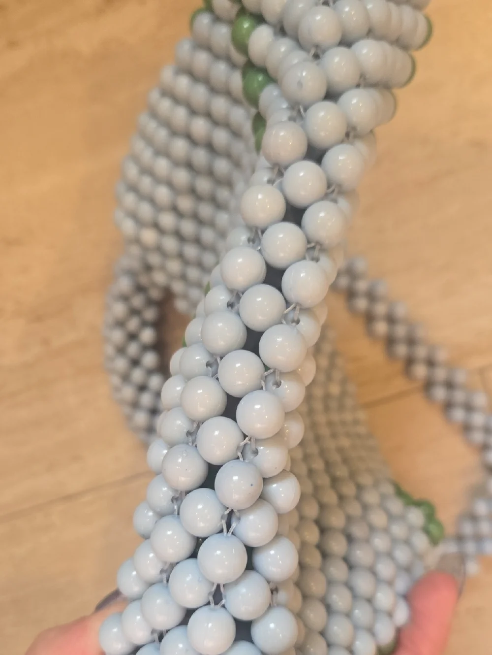 Kate Spade New York X Target Colorblock Beaded Blue/Green Versatile Bag - Picture 6 of 10